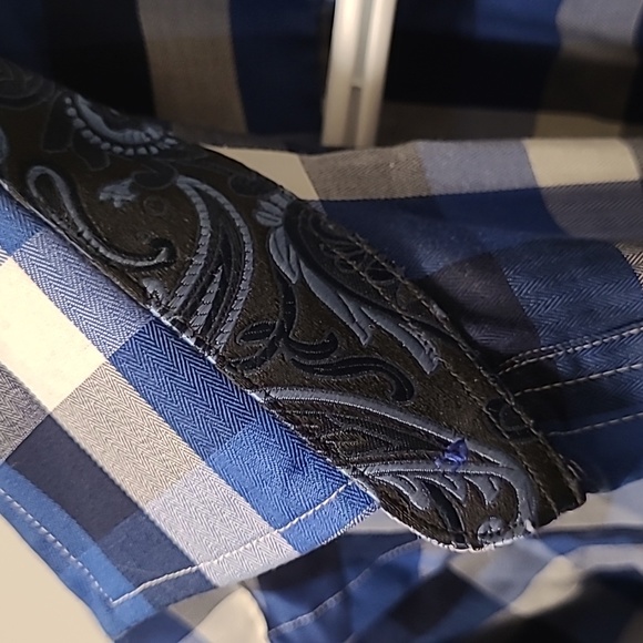 BLU by Polifroni EUC Sz M Slim fit Men's Shirt - Picture 3 of 5